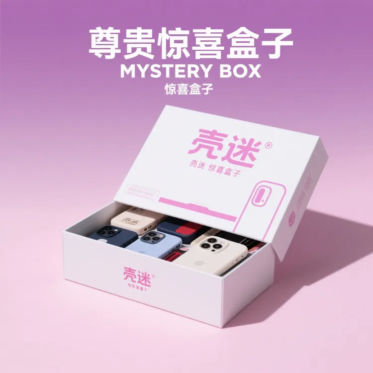 【壳迷】新款手机壳盲盒高颜值苹果16保护套15软壳高级感iPhone盲盒