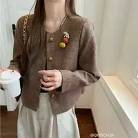 5538小南瓜~气质感小香风外套