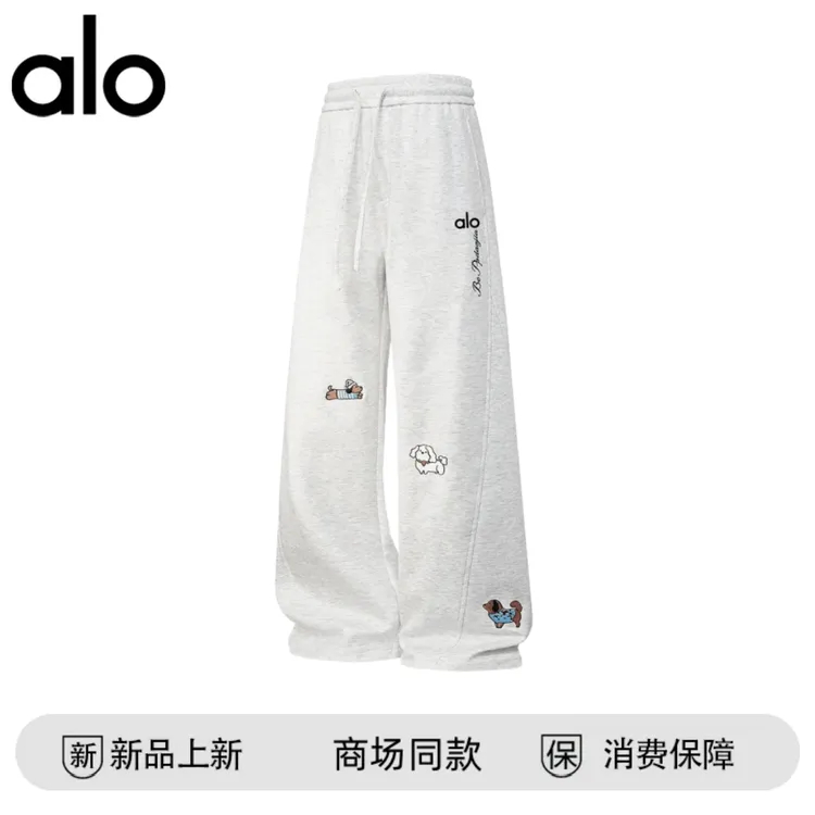 【奥特莱斯】品牌折扣 春秋季休闲裤男直筒宽松美式阔腿弯刀卫裤