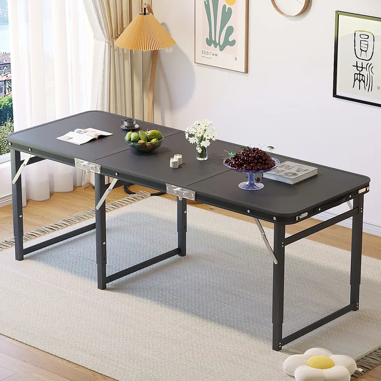 折叠桌摆摊长方形便携式装修开工仪式可折叠桌子地摊简易户外餐桌