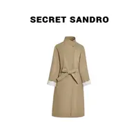 【刺绣蕾丝风衣】Secret Sandro 楚楚风衣 F65213271N