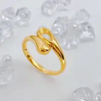 【国潮】999足金 水滴戒指 1.09 10圈口