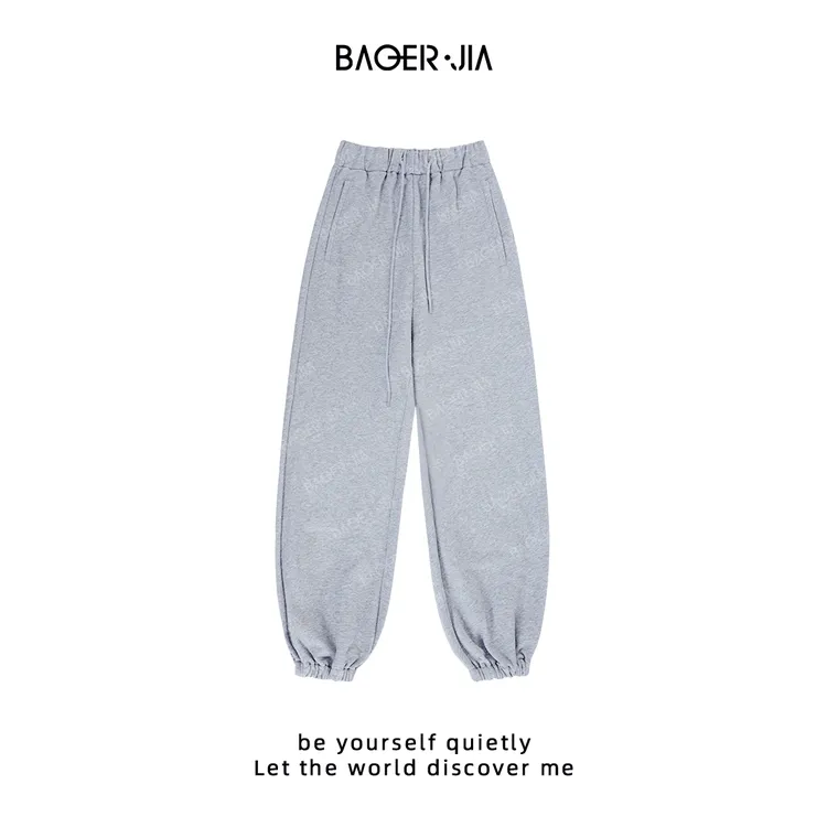 32-【买手卫裤】宝儿家含幂BC101125308XQ秋季韩版时尚潮流抽绳卫裤