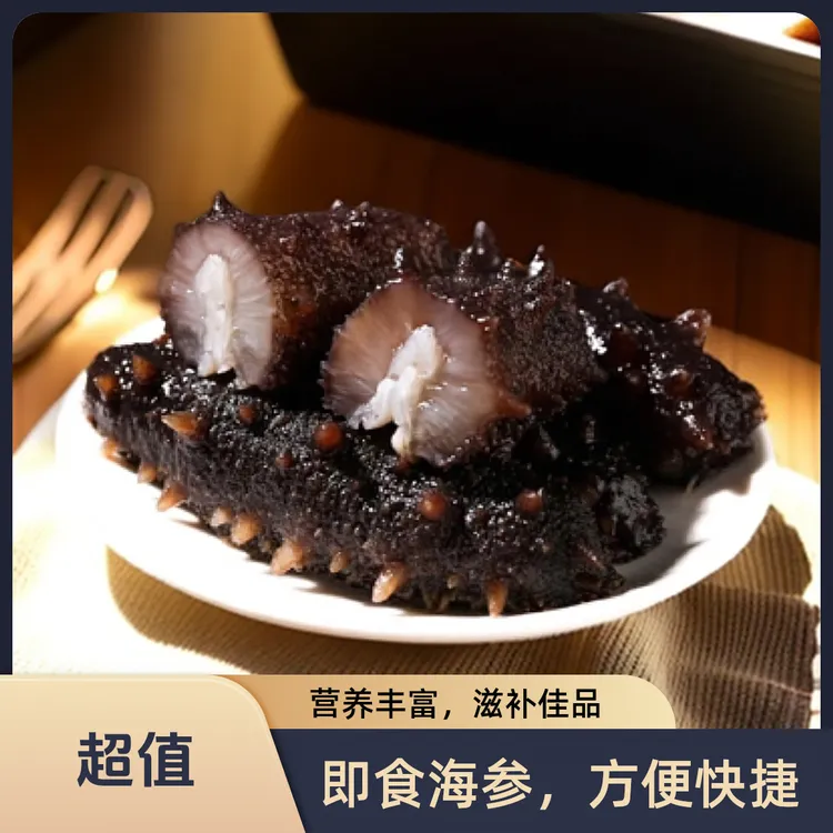 【7-8头】深海即食海参源头工厂发货蒸制Q弹口感