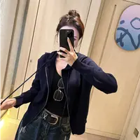 洋气STUDIO/2025秋季新款【林间雾】毛针织衫连帽外套