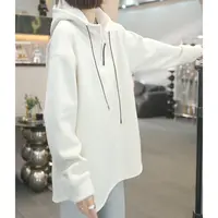 欧货时尚半拉链加厚加绒卫衣女