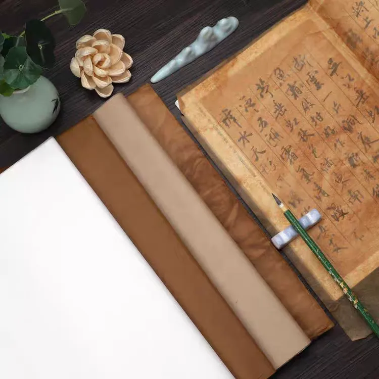 1259:35×44古法蝉翼皮纸100张一包半生熟（四包一组）不挑款