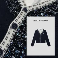 【洛克宫廷】Molly 时尚气质简约 上衣 M2025582
