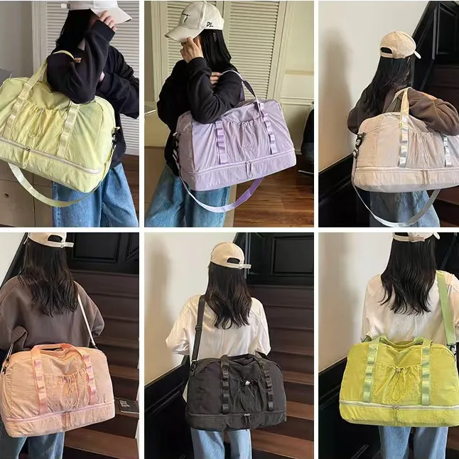 新款多功能旅行包便携肩包网红简约大容量防水时尚收纳旅行袋运动