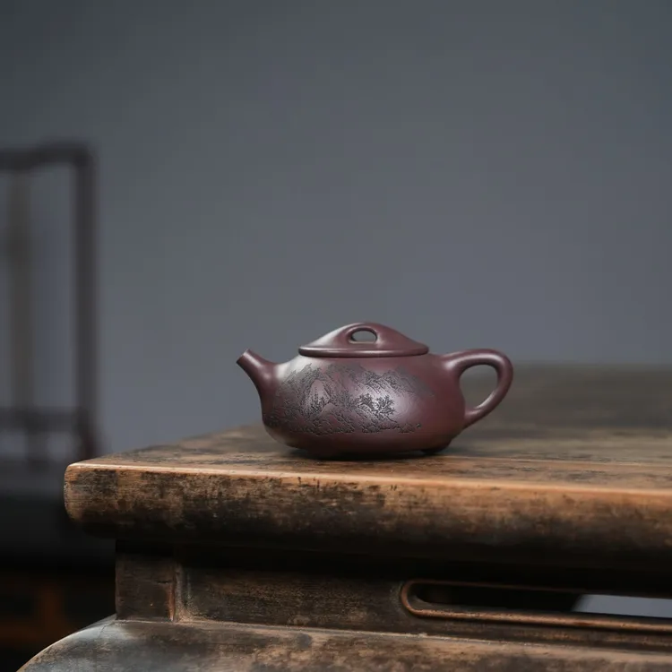 无名之砂【满瓢】精挑紫泥丨宜兴紫砂壶高端茶器茶具