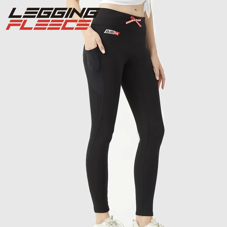BigK 大K LEGGING FLEECE 加绒压缩长裤（侧兜） 城市休闲 健身训练