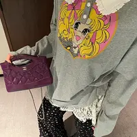 【荟荟啥都会】娃娃花仙子/2025秋冬韩系欧尼穿搭娃娃纽扣长袖