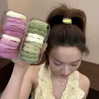 依牧超柔软高弹力巨耐用高马尾盒装精品发绳皮筋扎发头绳2025新款