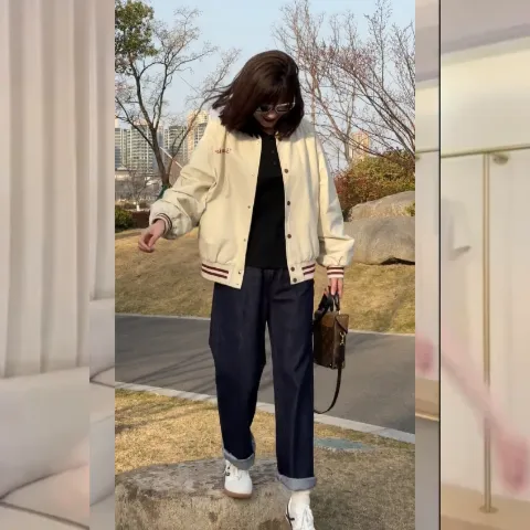 棒球服重磅系敲推荐 简约时尚百搭棒球服衣长62