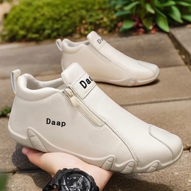 运动男士休闲鞋百搭潮流韩版鞋子保暖厚底新款男款秋冬防滑防臭