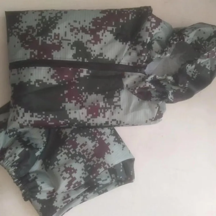 防静电防尘透气工作服防水耐脏劳保宽松耐磨男女防护迷彩连帽套装