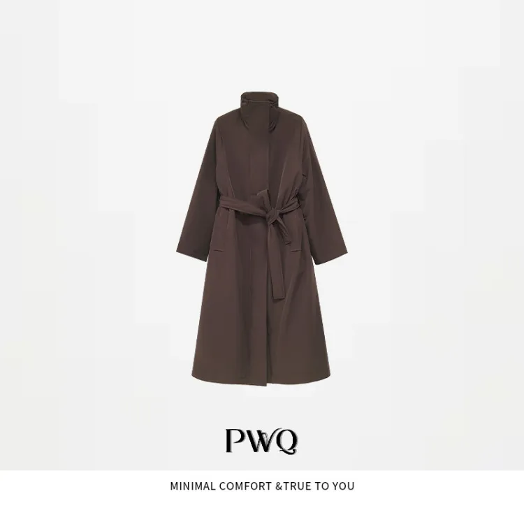 【云间漫步】鹅绒立领三防长款鹅绒服KGJ-25101827-QY