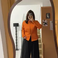 大码胖妹妹冬季新款显瘦运动风加厚加绒小收腰拼接双头拉链外套