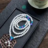 石惑珠宝~金丝玉手串约6mm