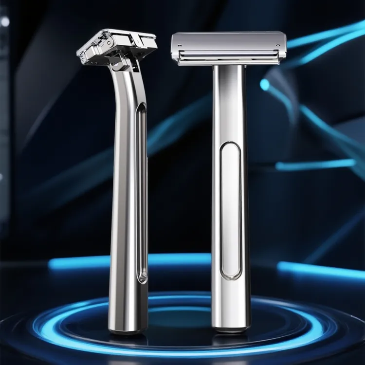 Greathouse双层半刃手动剃须刀刮胡子刮脸刀剃须刀双面刀片老式