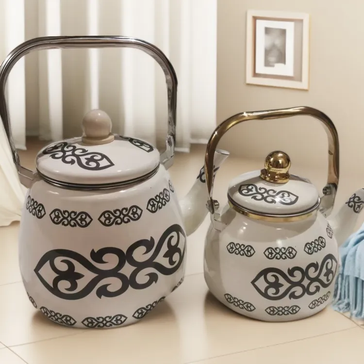 进口大小壶哈萨克花纹新款2个复古家用家用简约