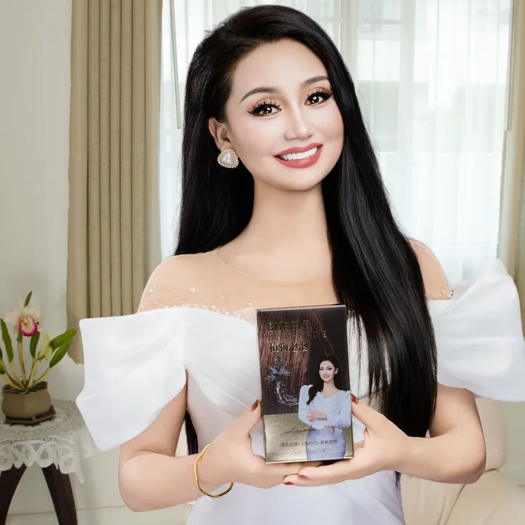 ئۆسۈملۈك چاچ بوياقCQRZEN焗油膏（黑色）操作便携上色均匀发色自