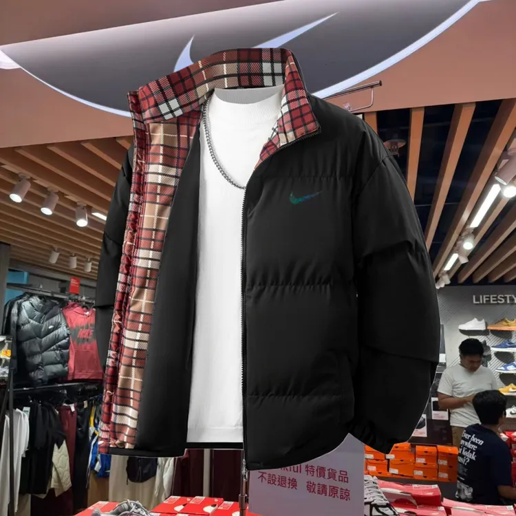 三折专区/奥特莱斯/男装立领厚款棉衣面包服情侣棉服宽松保暖外套