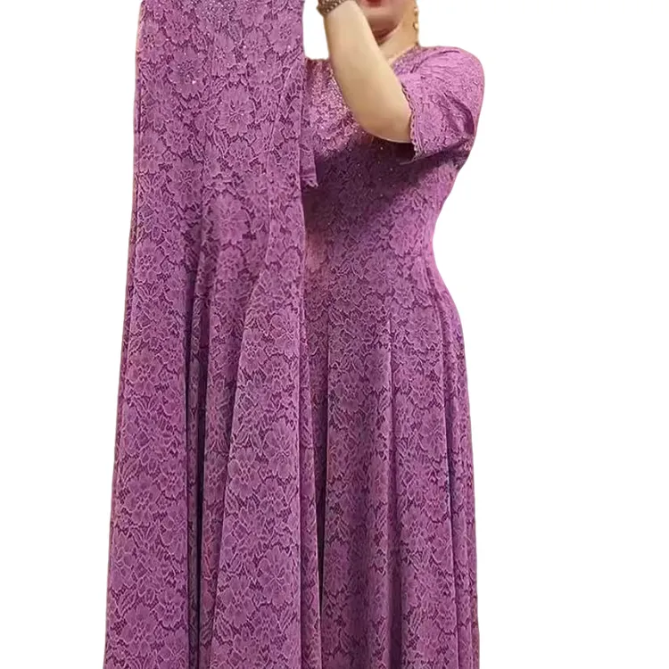 新款弹力大摆连衣裙