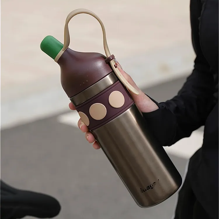 【拍一赠8】世大家复古保温杯保冰保冷吸管儿童学生便携高颜值水杯