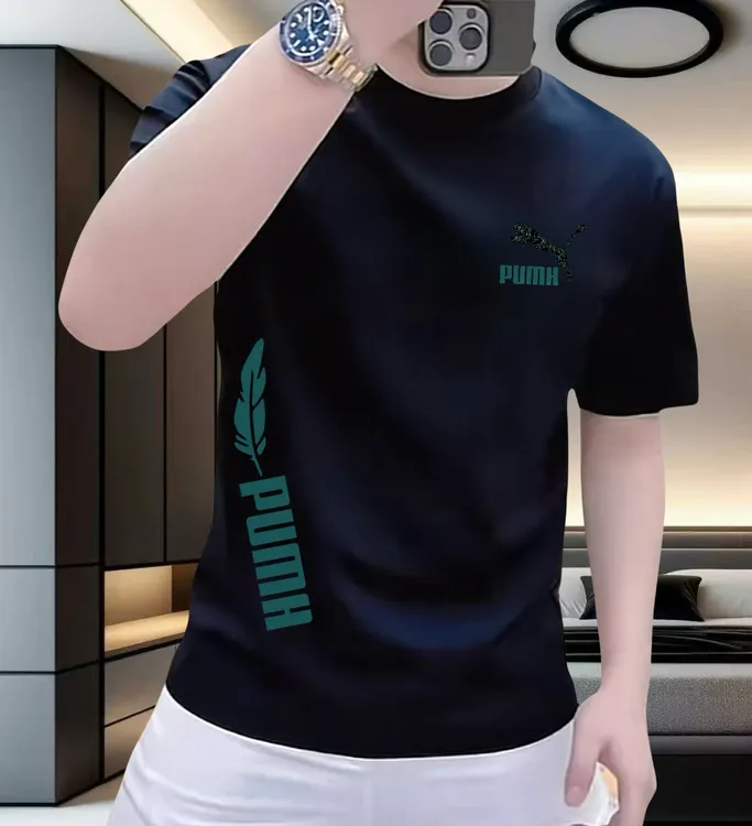 2025夏季新款欧货潮牌男士圆领休闲百搭潮流帅气时尚字母短袖T恤