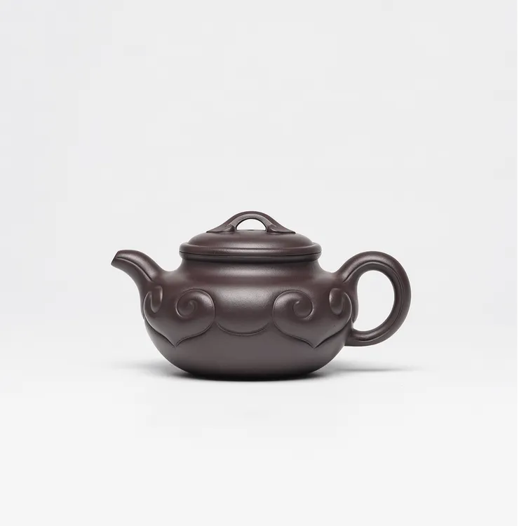 【铭华轩】经典款仿古如意 300cc 老紫泥