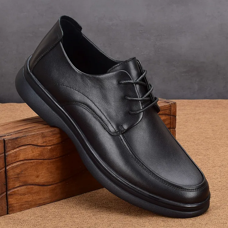 CATIA SELI男士休闲皮鞋真皮透气头层牛皮男鞋轻便减震驾车鞋软底