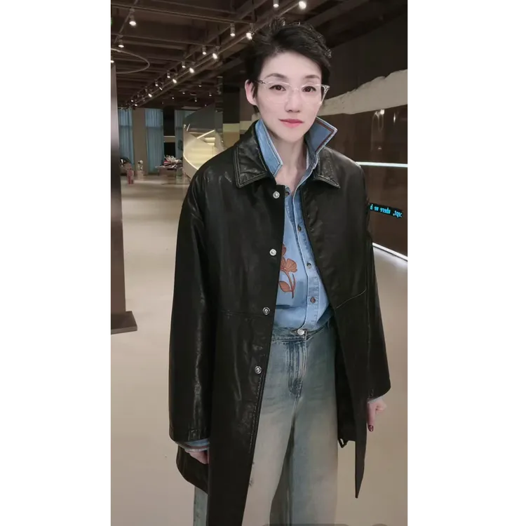 出口意大利牛仔面料有弹性 进口面料 手工刺绣 牛仔外套 WT1084