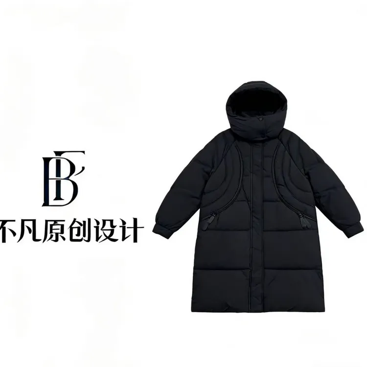 Bufan.原创设计【K136】不凡服饰都市轻奢高级时尚90羽绒
