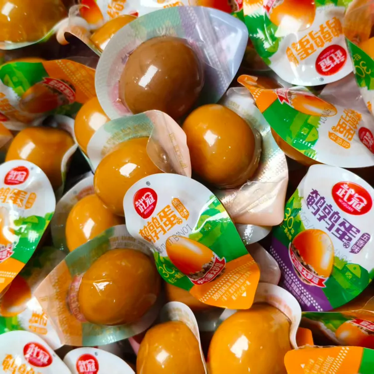 盐焗无壳鹌鹑蛋健康零食开袋即食卤味鹌鹑蛋独立小包支持试吃5颗