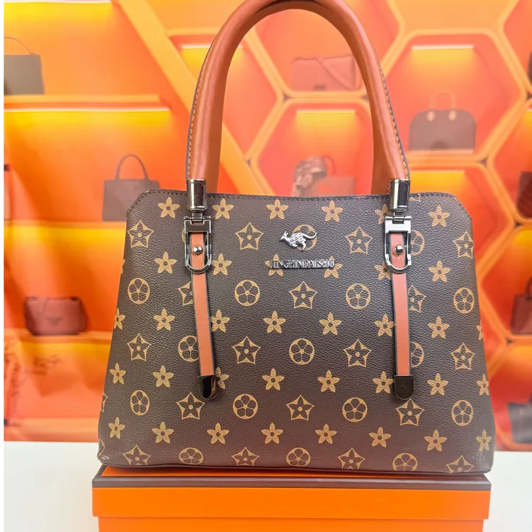 6651女包高级感新款中年手提包妈妈包百搭简约包