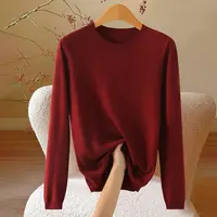 【梅姐专属】圆领针织上衣长袖羊毛衫YM-QHZMST-0566
