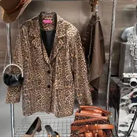 夸张家（夸张设）计时尚设计款重工亮片气质休闲宽松设计师款西服