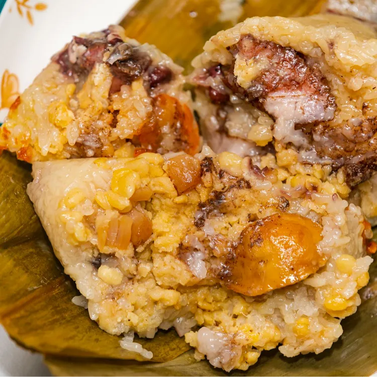 个大料足柴火海胆鲍鱼粽阳江海岛手工粽子（带礼盒）