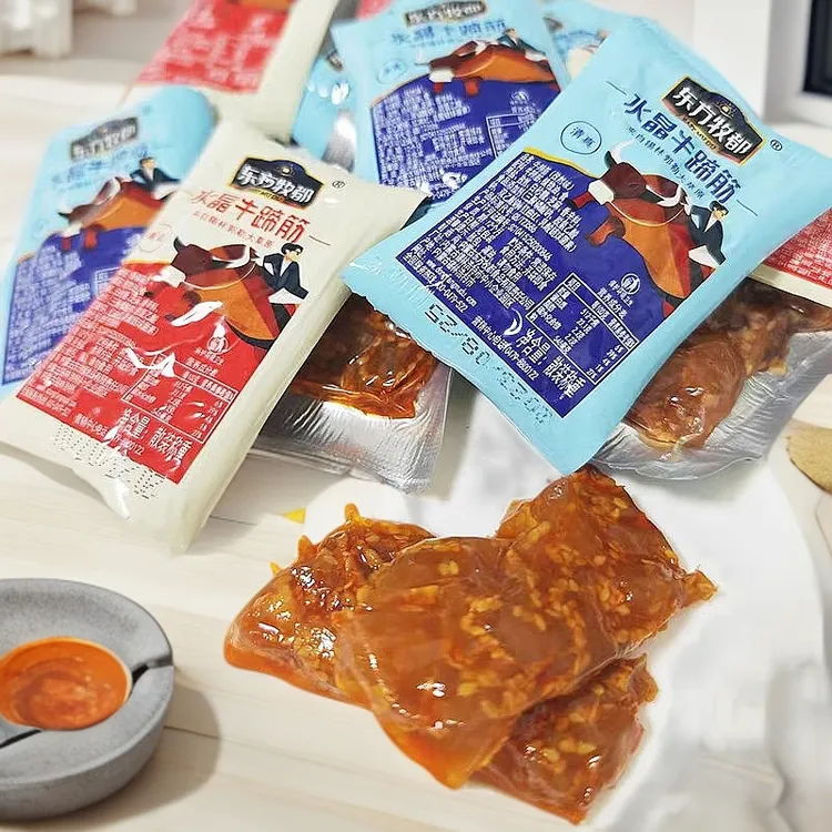 内蒙古东方牧都卤牛蹄筋熟食清真牛蹄筋独立开袋即食追剧必备零食