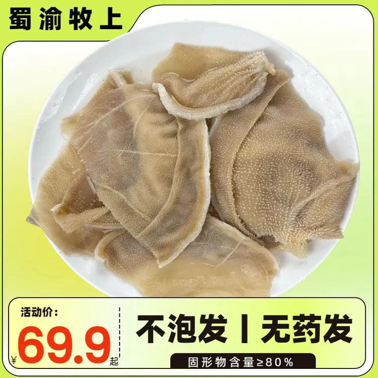 脆毛肚3斤火锅批发新鲜千层肚鲜毛肚生鲜净重 固形物含量80%以上