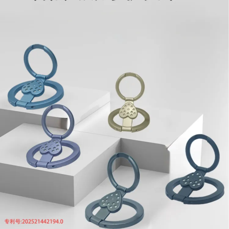 新款香薰指环手机支架便携桌面手机指环扣支架360度磁吸手机支架