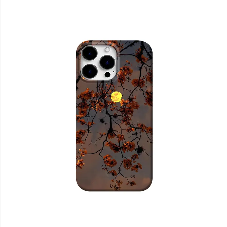 枝上月适用iPhone16promx手机壳小米15华为mate一加aceVivoOppo