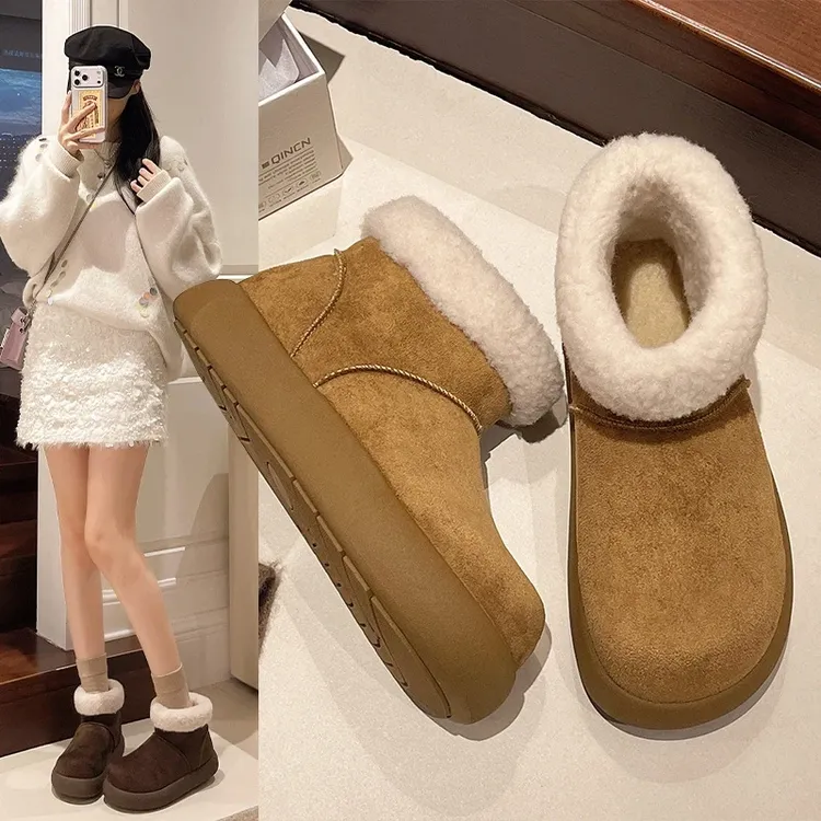 【小围脖】女款加绒大土豆2026新款冬季棉鞋S8959
