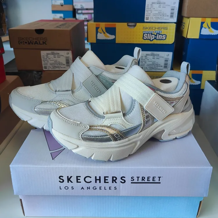 【流浪鞋】斯凯奇女士夏季时尚透气网面玛丽珍浅口单鞋177387