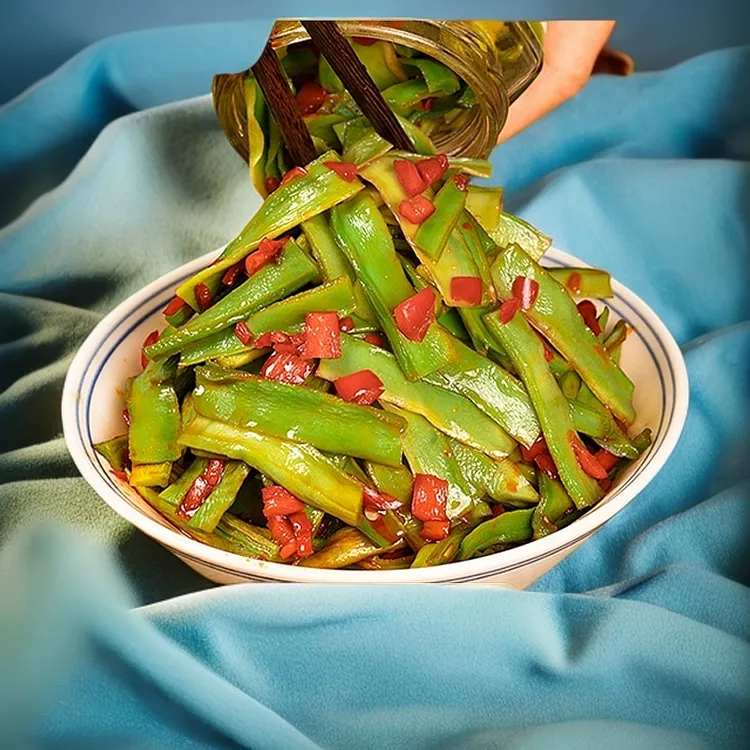 【贝妈专属】食当头江西特产手工剁椒贡菜开味下饭菜辣椒酱贡菜即食咸菜酱菜干