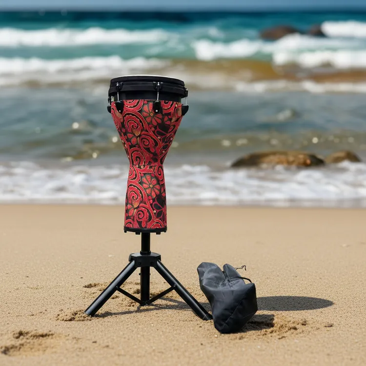 非洲鼓高端支架（十寸及以上可用）送收纳包，内嵌款不影响音色