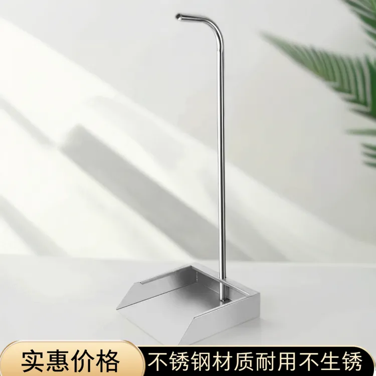 304不锈钢簸箕手刷连簸箕铲子畚斗加大把杆一体焊接防风特厚