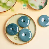 石惑珠宝*翡翠吊坠-大平安扣吊坠约38mm%多样性发一