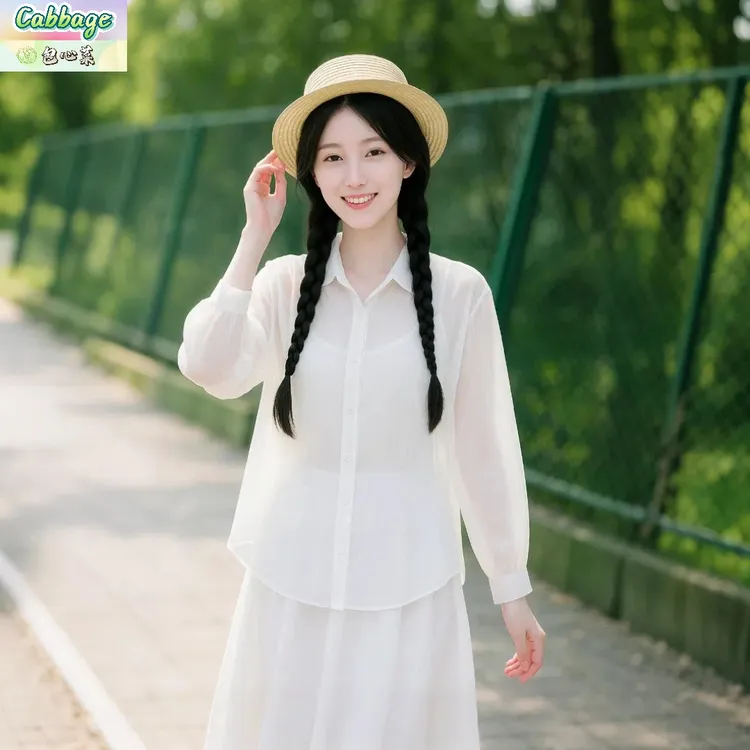 单排多扣衬衫轻职风翻领夏季纯色气质防晒成人春季长袖外穿时尚